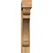 Ekena Millwork Olympic Block Rough Sawn Bracket w/ Offset Brace, Western Red Cedar, 8"W x 46"D x 46"H BKT0806X46X46OLY05RWR - alternate 3